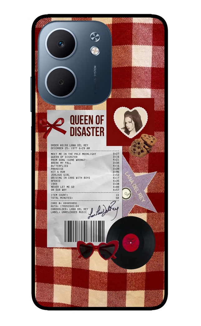 Queen of Disaster Oppo A5x 5G Glass Case