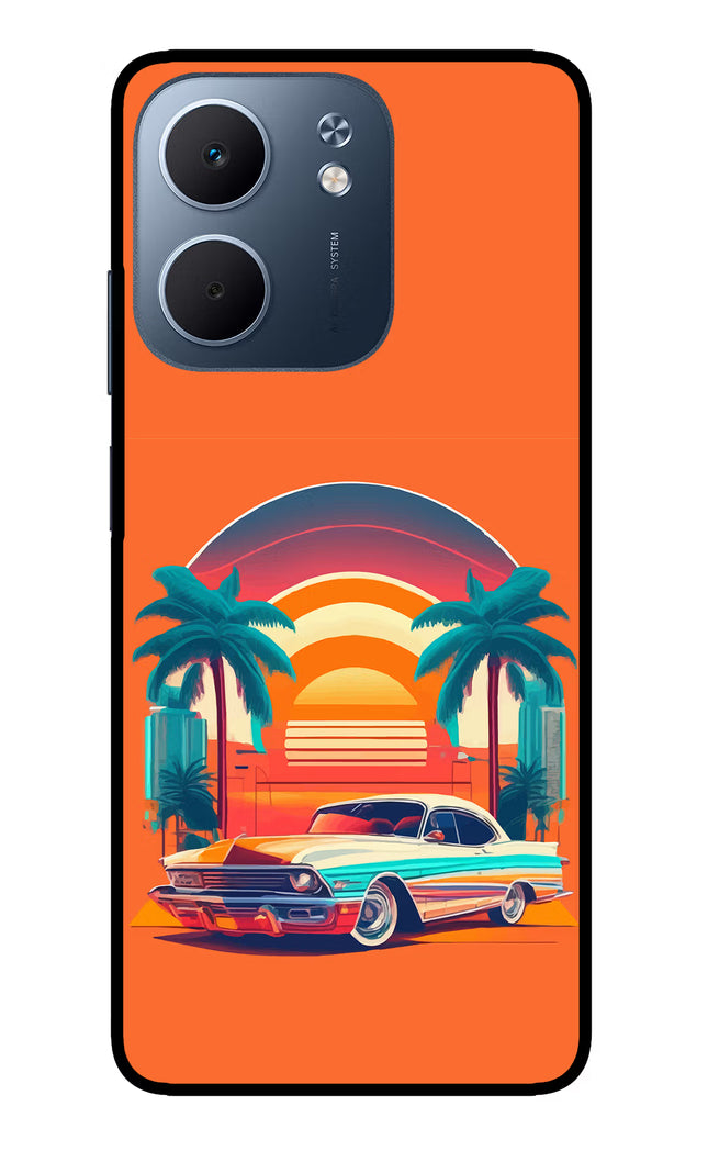Palm Drive 80s Oppo A5x 5G Glass Case