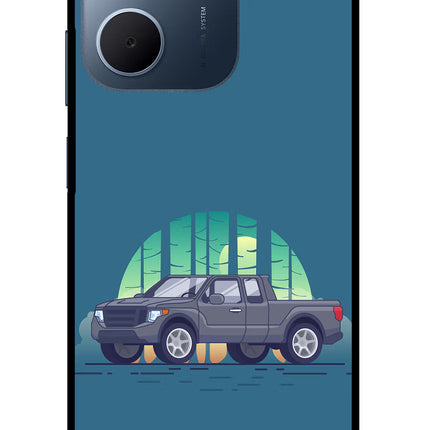 Retro Garage Vibe Oppo A5x 5G Glass Case