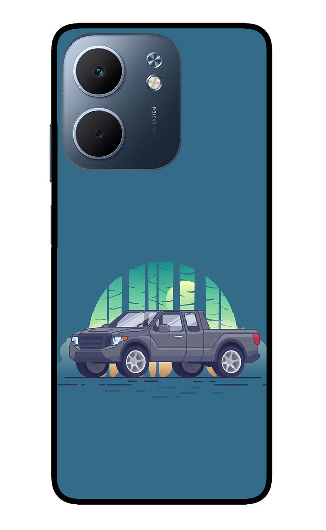 Retro Garage Vibe Oppo A5x 5G Glass Case