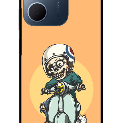 Undead Biker Oppo A5x 5G Glass Case
