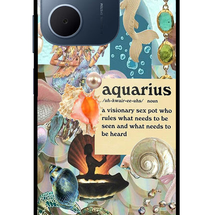 Aquarius Zodiac Oppo A5x 5G Glass Case