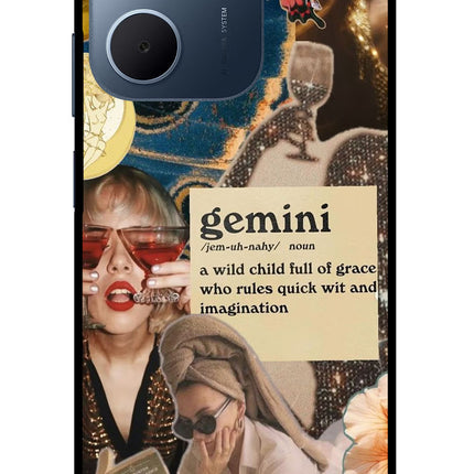 Gemini Zodiac Oppo A5x 5G Glass Case