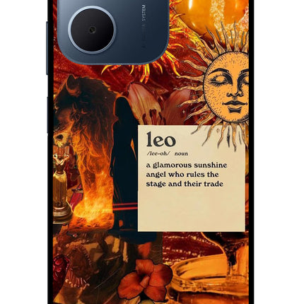 Leo Zodiac Oppo A5x 5G Glass Case
