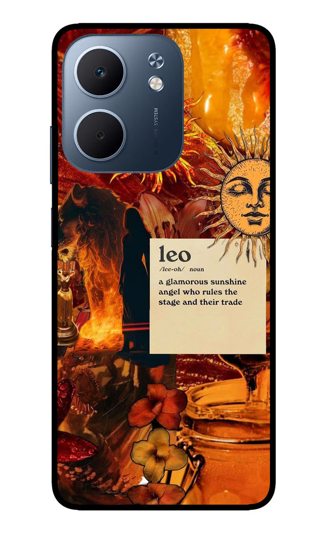Leo Zodiac Oppo A5x 5G Glass Case
