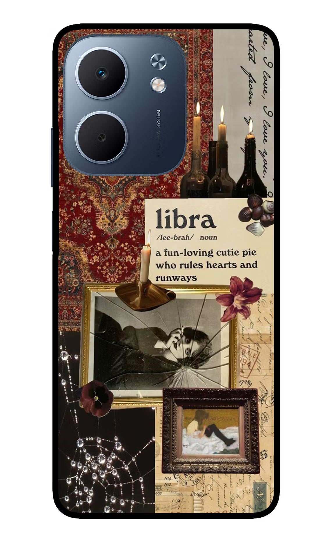 Libra Zodiac Oppo A5x 5G Glass Case Back Cover by Casekaro