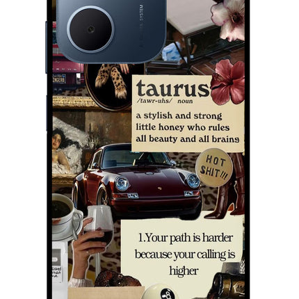 Taurus Zodiac Oppo A5x 5G Glass Case