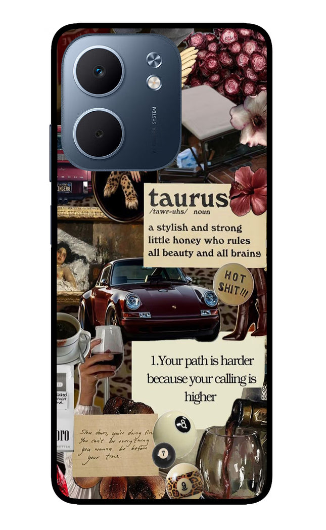 Taurus Zodiac Oppo A5x 5G Glass Case