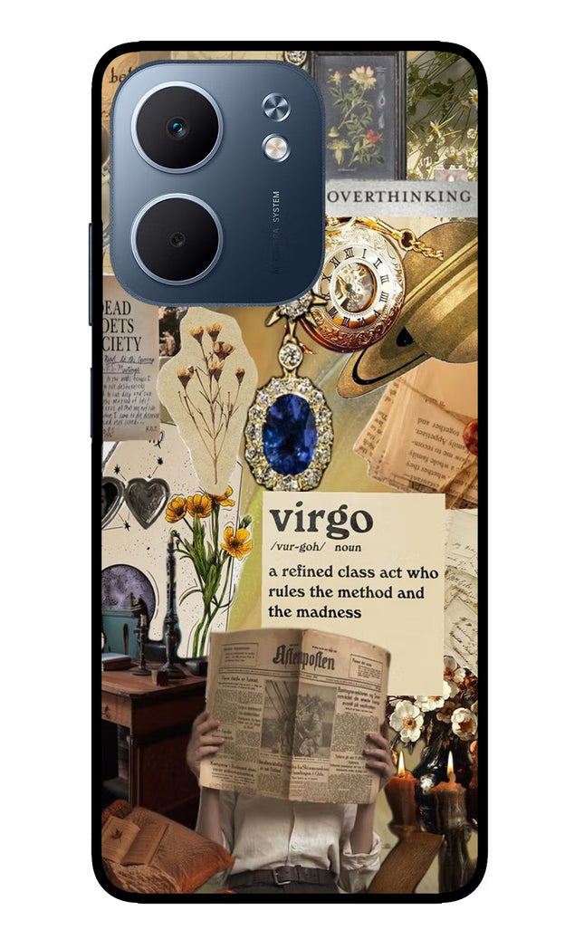 Virgo Zodiac Oppo A5x 5G Glass Case