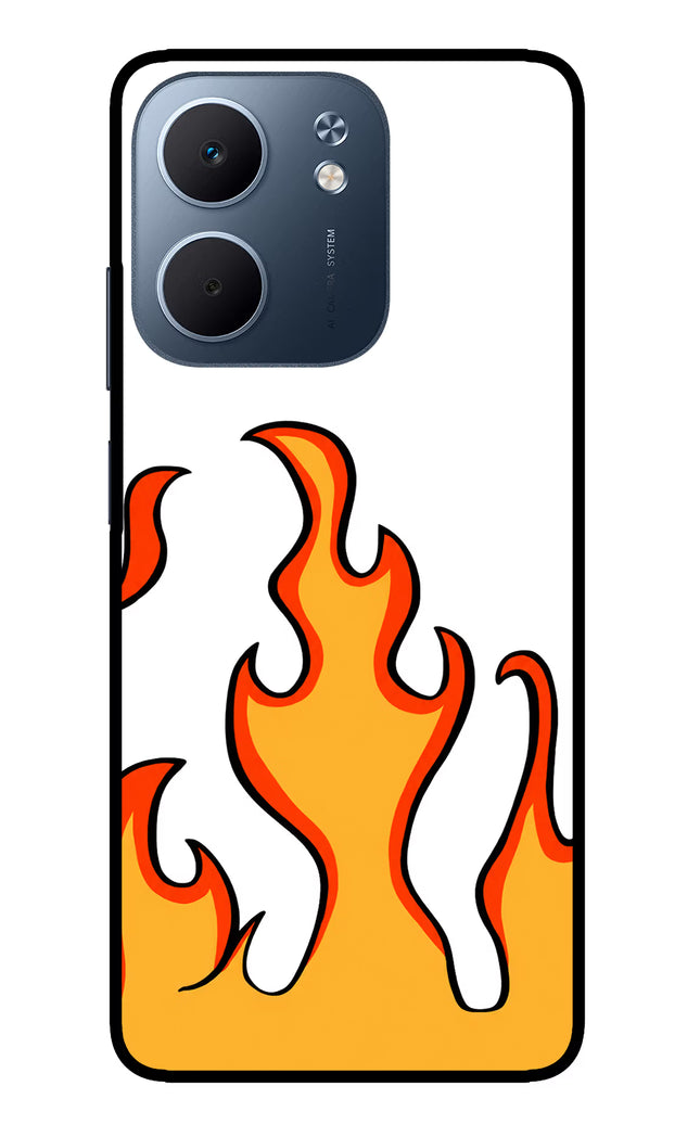 Fired Up – White Oppo A5x 5G Glass Case