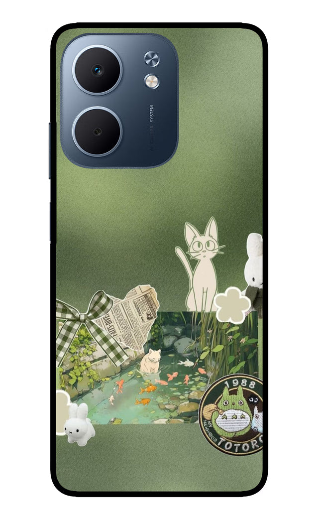 Aesthetic anime Oppo A5x 5G Glass Case
