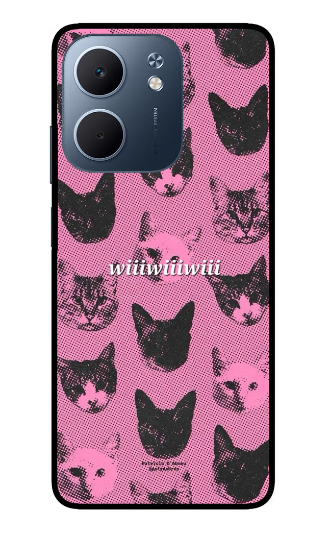 Pink Cats Oppo A5x 5G Glass Case