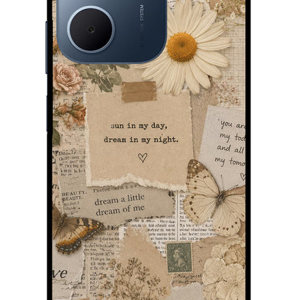 Vintage case Oppo A5x 5G Glass Case