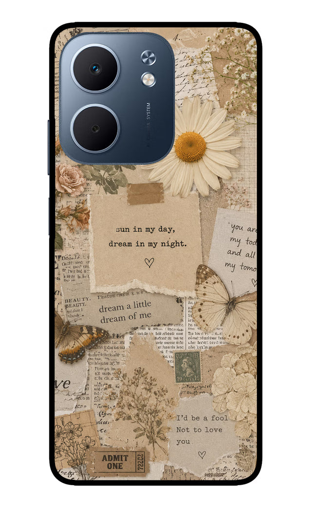 Vintage case Oppo A5x 5G Glass Case