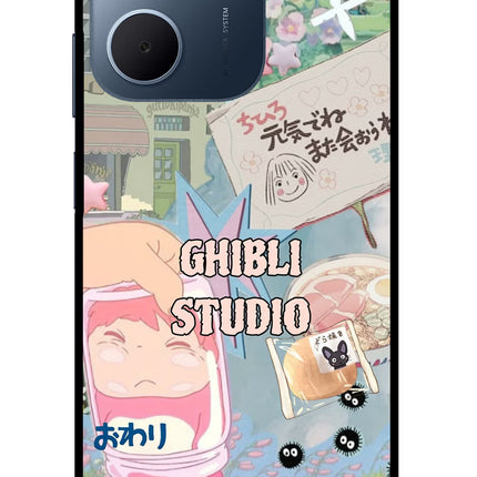 Studio Ghibli Oppo A5x 5G Glass Case