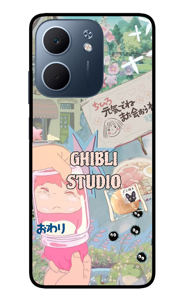 Studio Ghibli Oppo A5x 5G Glass Case