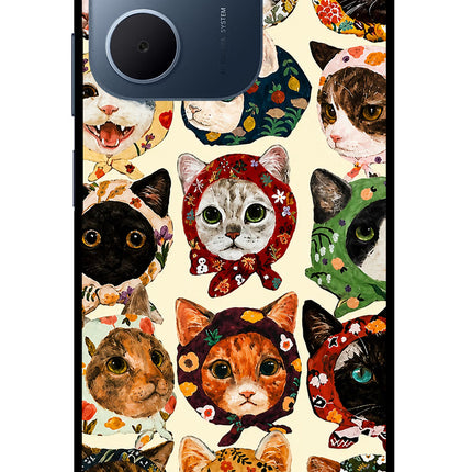 Cool Cat Oppo A5x 5G Glass Case