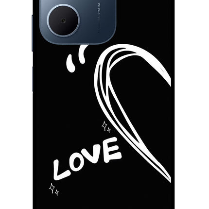 Love Line Oppo A5x 5G Glass Case Back Cover by Casekaro