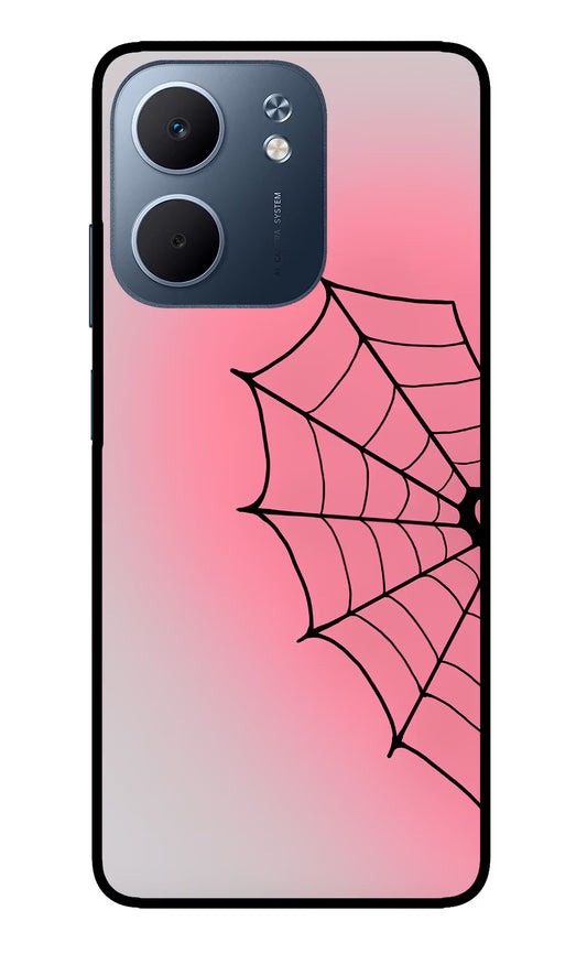 Pink Web Oppo A5x 5G Glass Case
