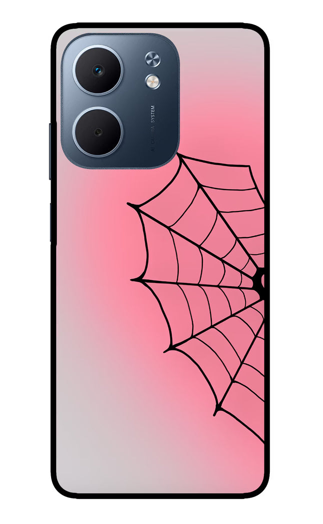 Pink Web Oppo A5x 5G Glass Case