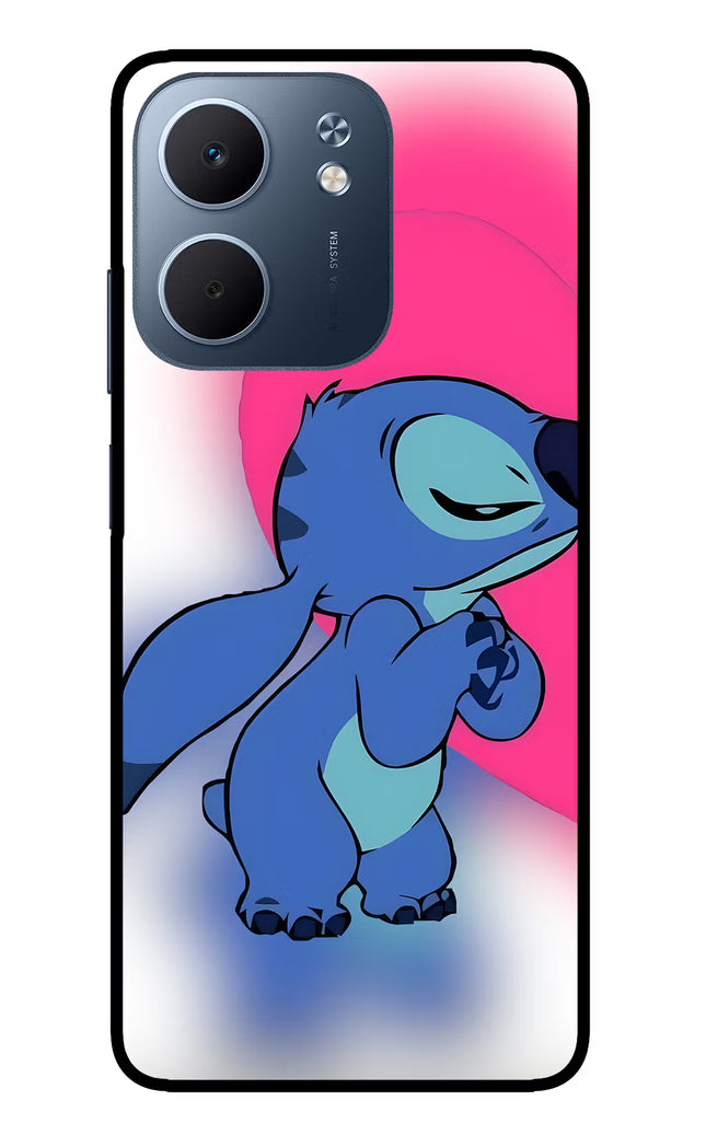 Stitch Hug Oppo A5x 5G Glass Case