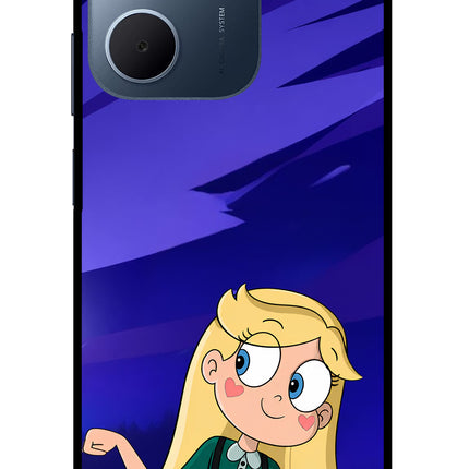 Star Glow Oppo A5x 5G Glass Case Back Cover by Casekaro