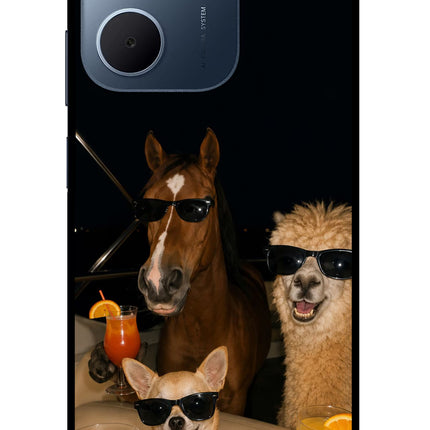 Party Squad Oppo A5x 5G Glass Case