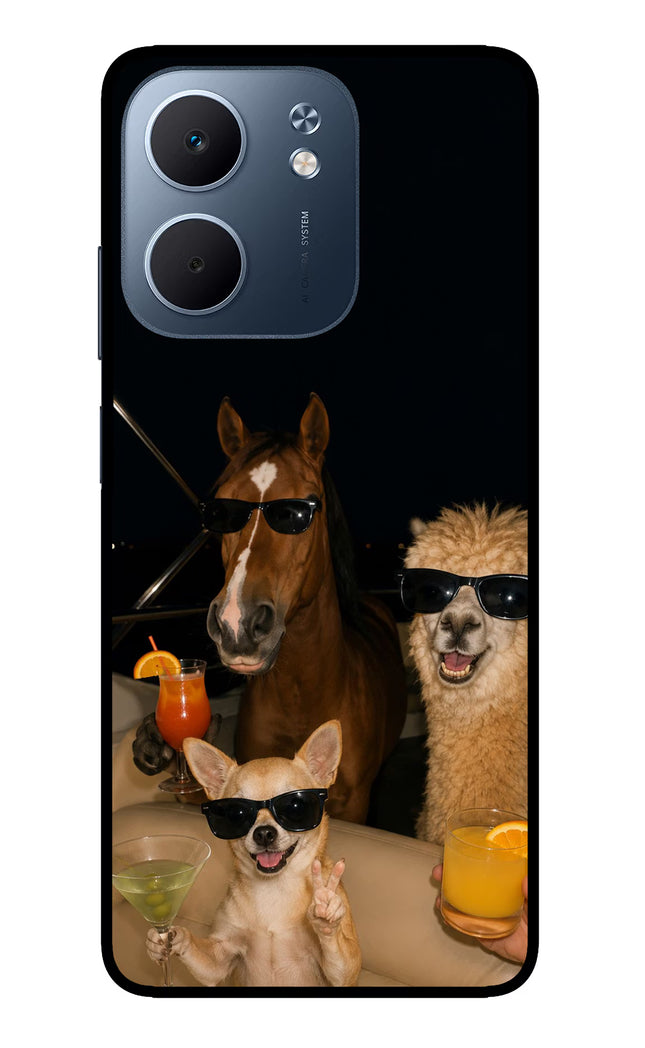Party Squad Oppo A5x 5G Glass Case