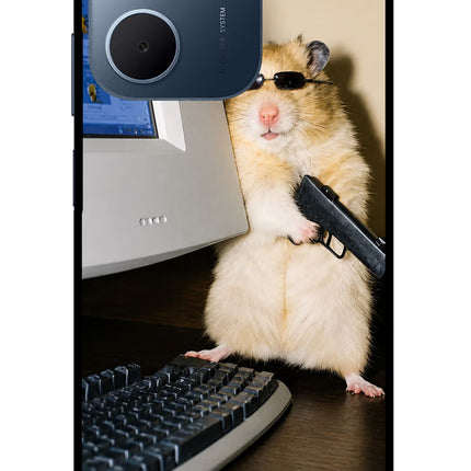 Hacker Hamster Oppo A5x 5G Glass Case