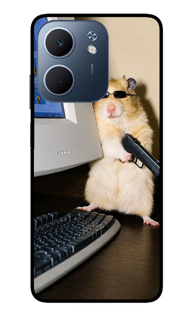 Hacker Hamster Oppo A5x 5G Glass Case