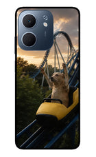 Rollercoaster Dog Oppo A5x 5G Glass Case