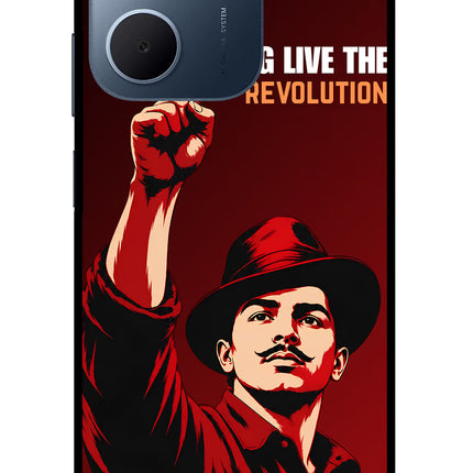 Bhagat Singh Revolution Oppo A5x 5G Glass Case