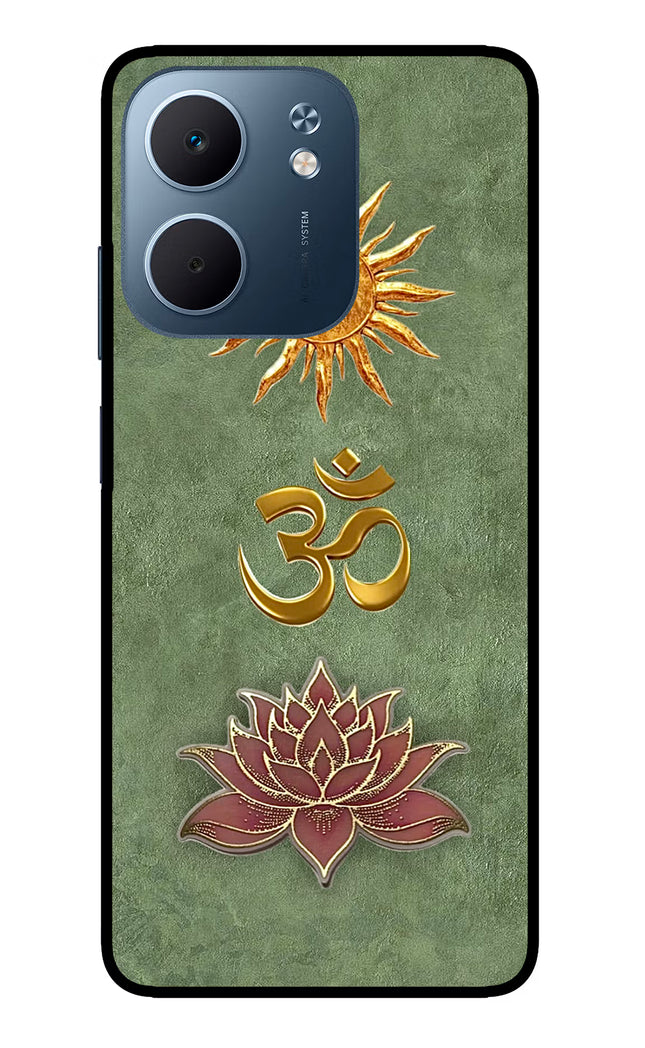 Om & Lotus Oppo A5x 5G Glass Case