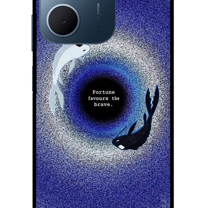 Dark Koi Oppo A5x 5G Glass Case
