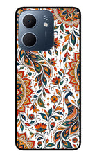 White Mayura Oppo A5x 5G Glass Case