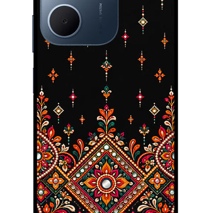 Noir Mehfil Oppo A5x 5G Glass Case