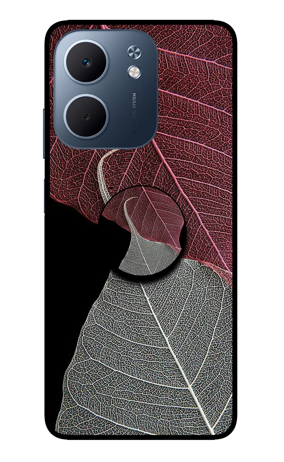 Leaf Pattern Oppo A5x 5G Pop Case by Casekaro