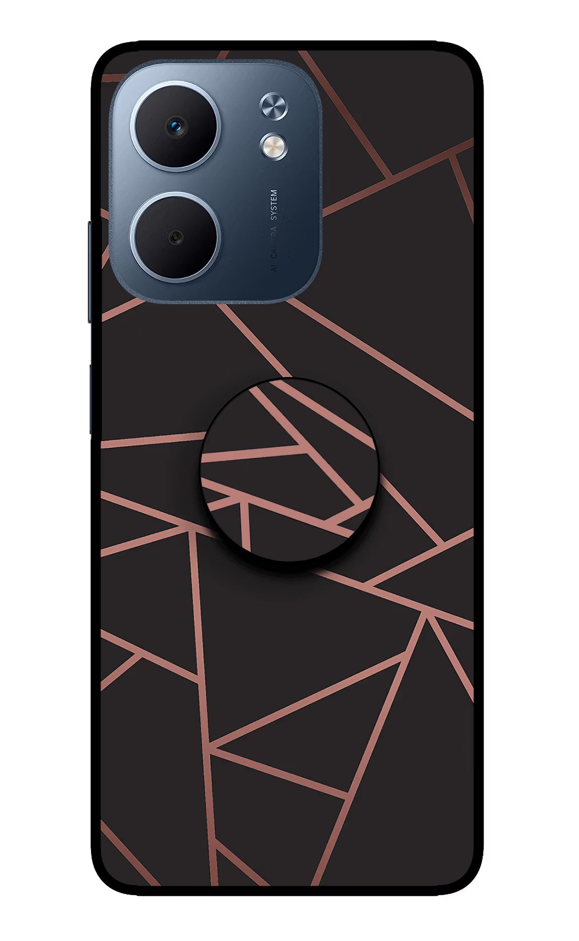 Geometric Pattern Oppo A5x 5G Pop Case by Casekaro