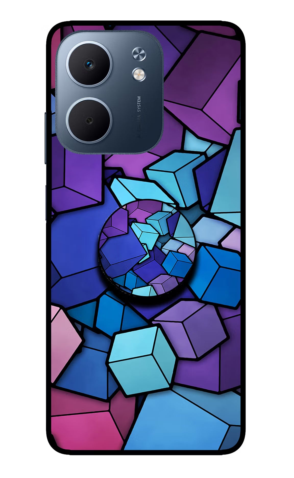 Cubic Abstract Oppo A5x 5G Pop Case by Casekaro
