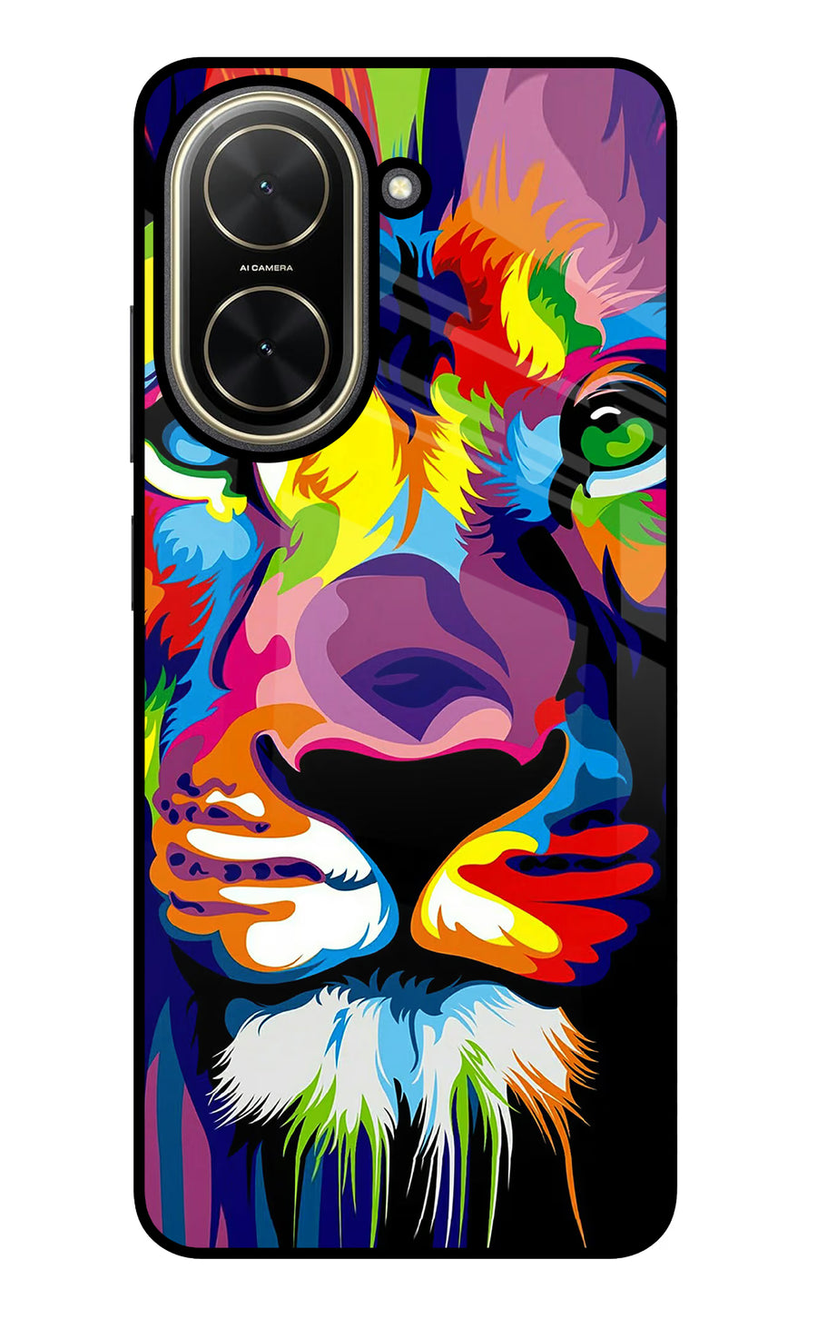 Lion Poco C71 Back Cover, Glass case
