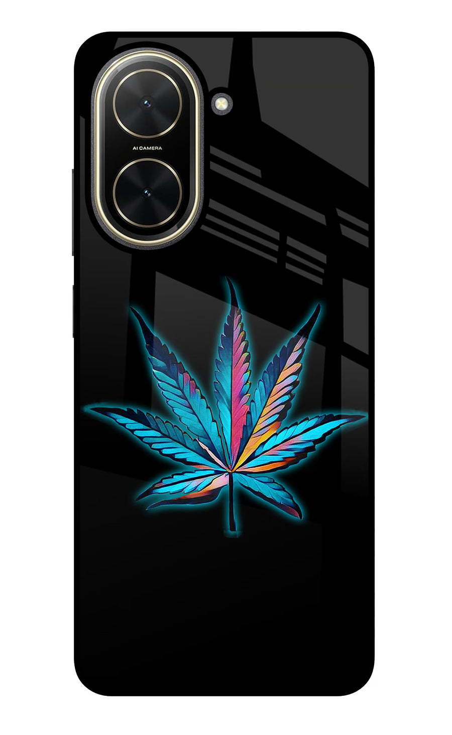 Weed Poco C71 Back Cover, Glass case