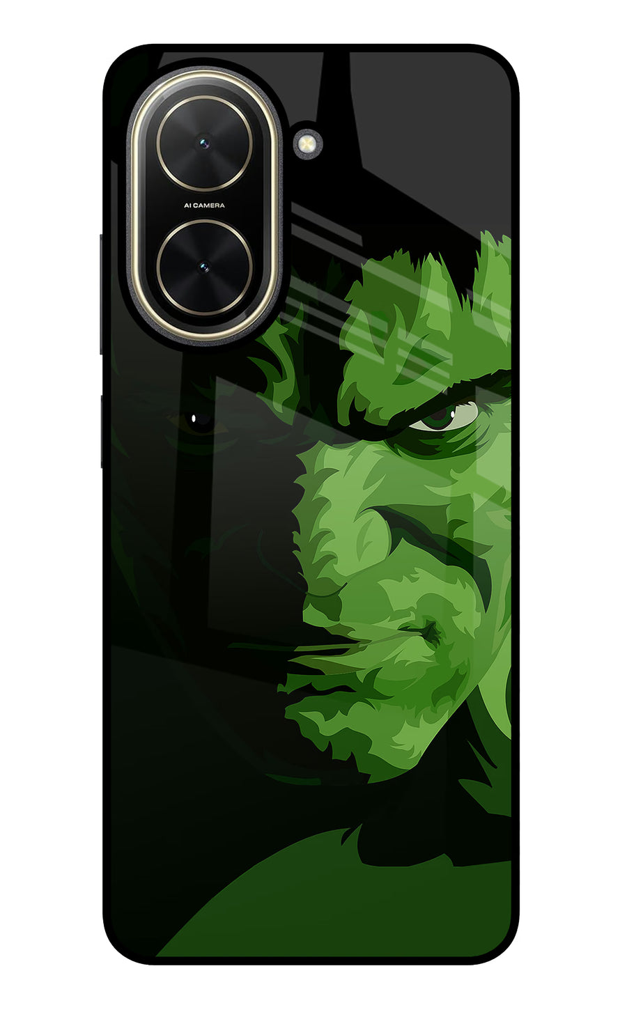 HULK Poco C71 Back Cover, Glass case