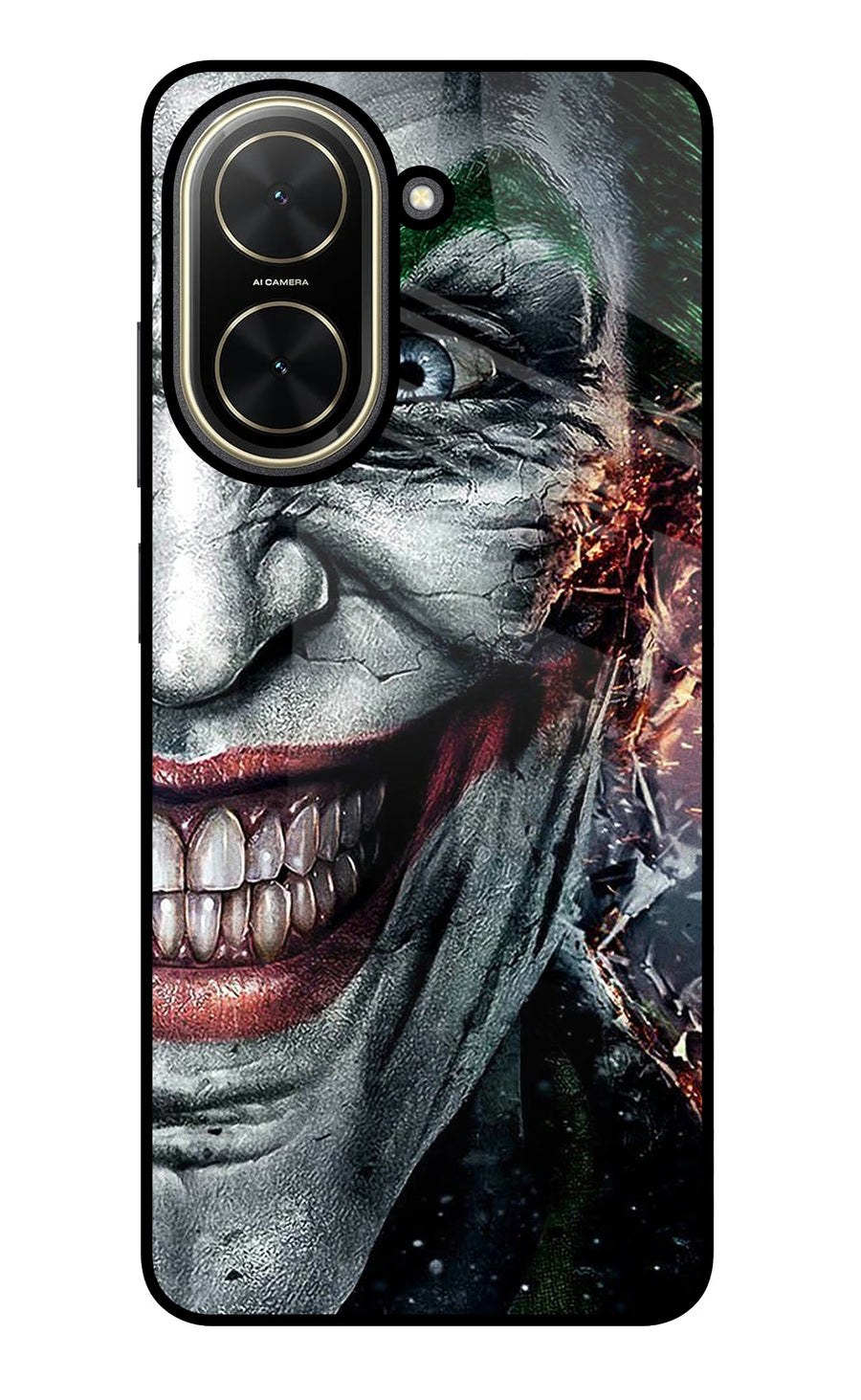 Joker Cam Poco C71 Back Cover, Glass case