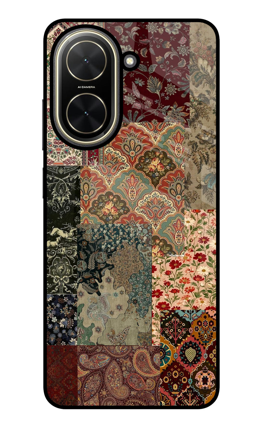 Desi Print Poco C71 Back Cover, Glass case