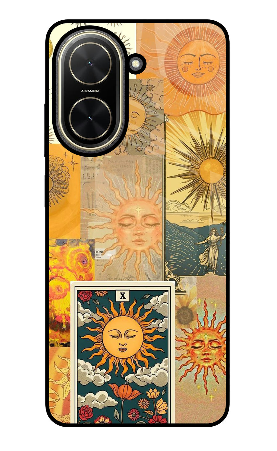 Sun Poco C71 Back Cover, Glass case