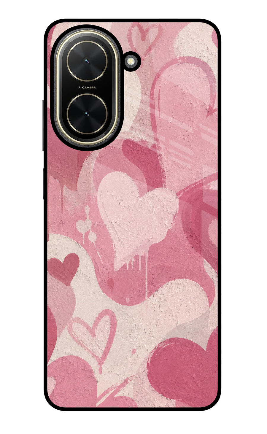 Hearty case Poco C71 Back Cover, Glass case