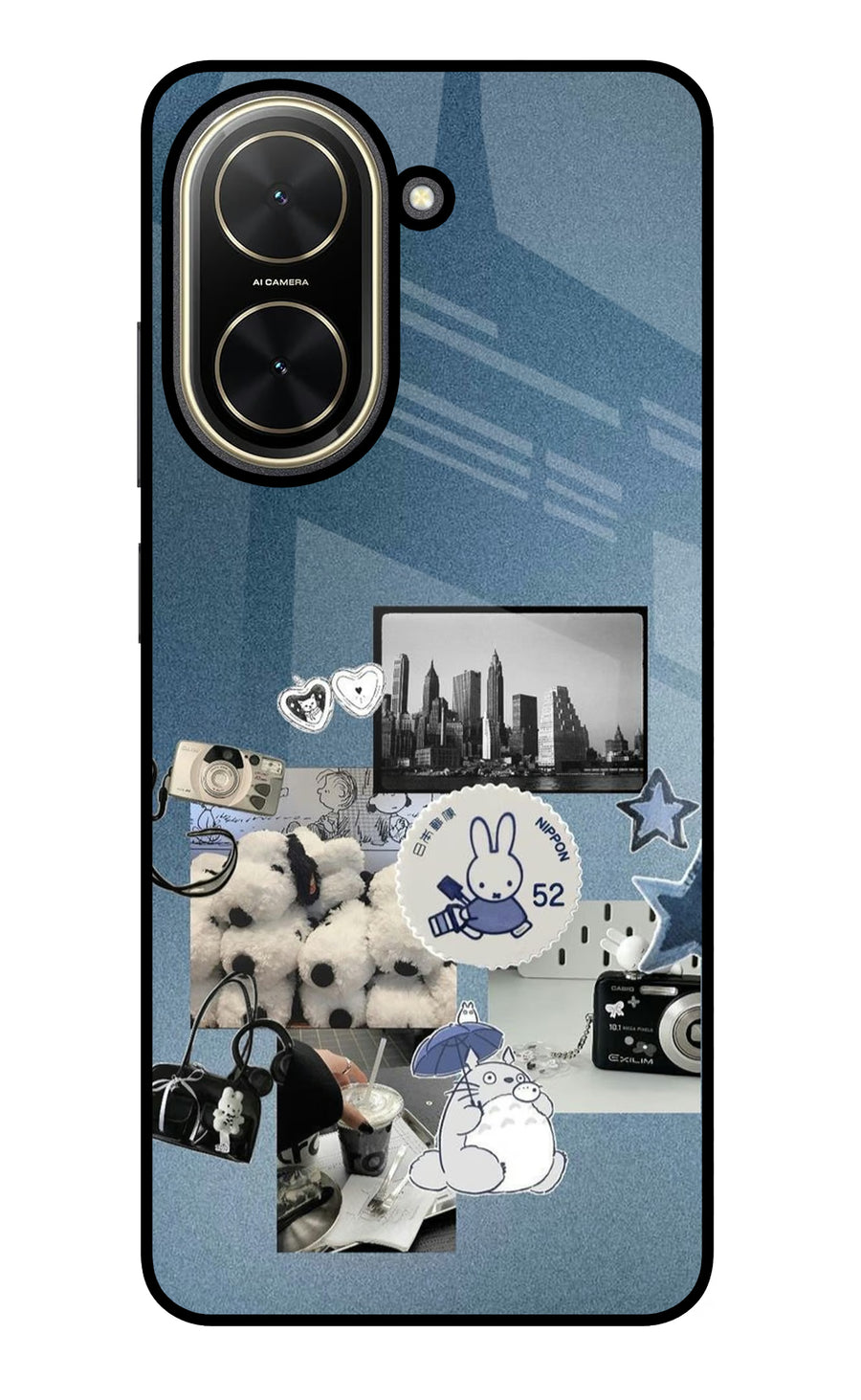 Miffy Poco C71 Back Cover, Glass case
