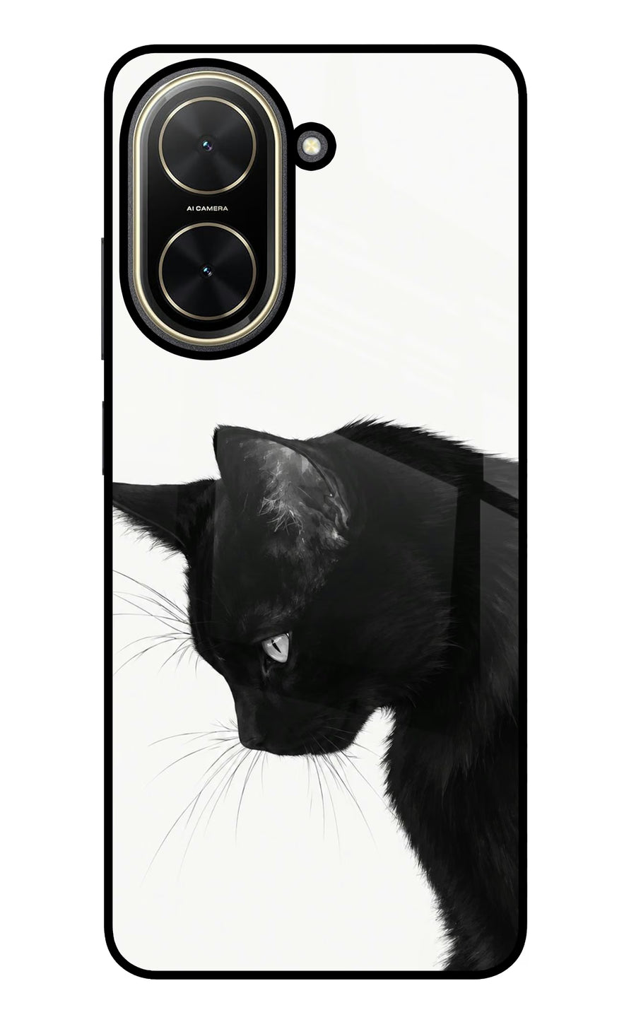 Shadow Gaze Poco C71 Back Cover, Glass case