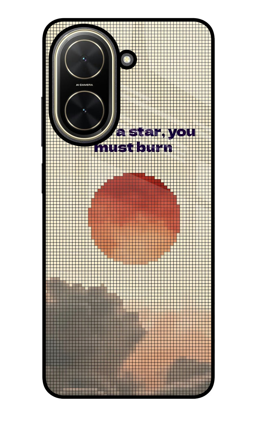 Pixel Sun Poco C71 Back Cover, Glass case