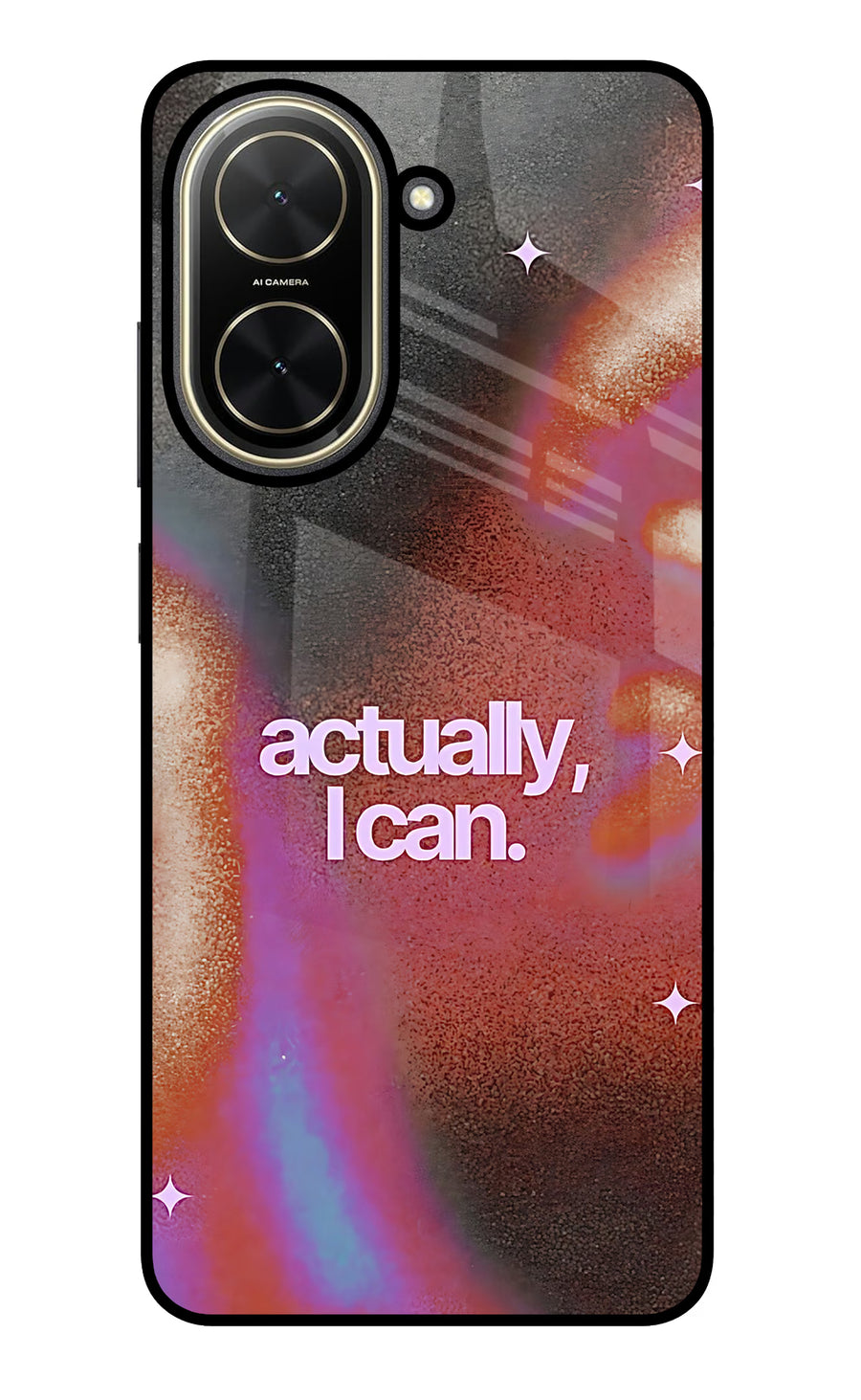 Pink Aura Poco C71 Back Cover, Glass case